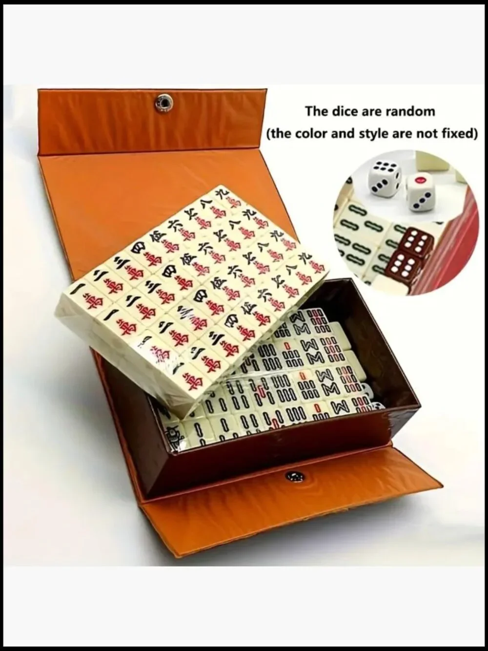 Portable Mini Chinese Mahjong Set 146 Tiles Compact Travel Case - Picture 7 of 7